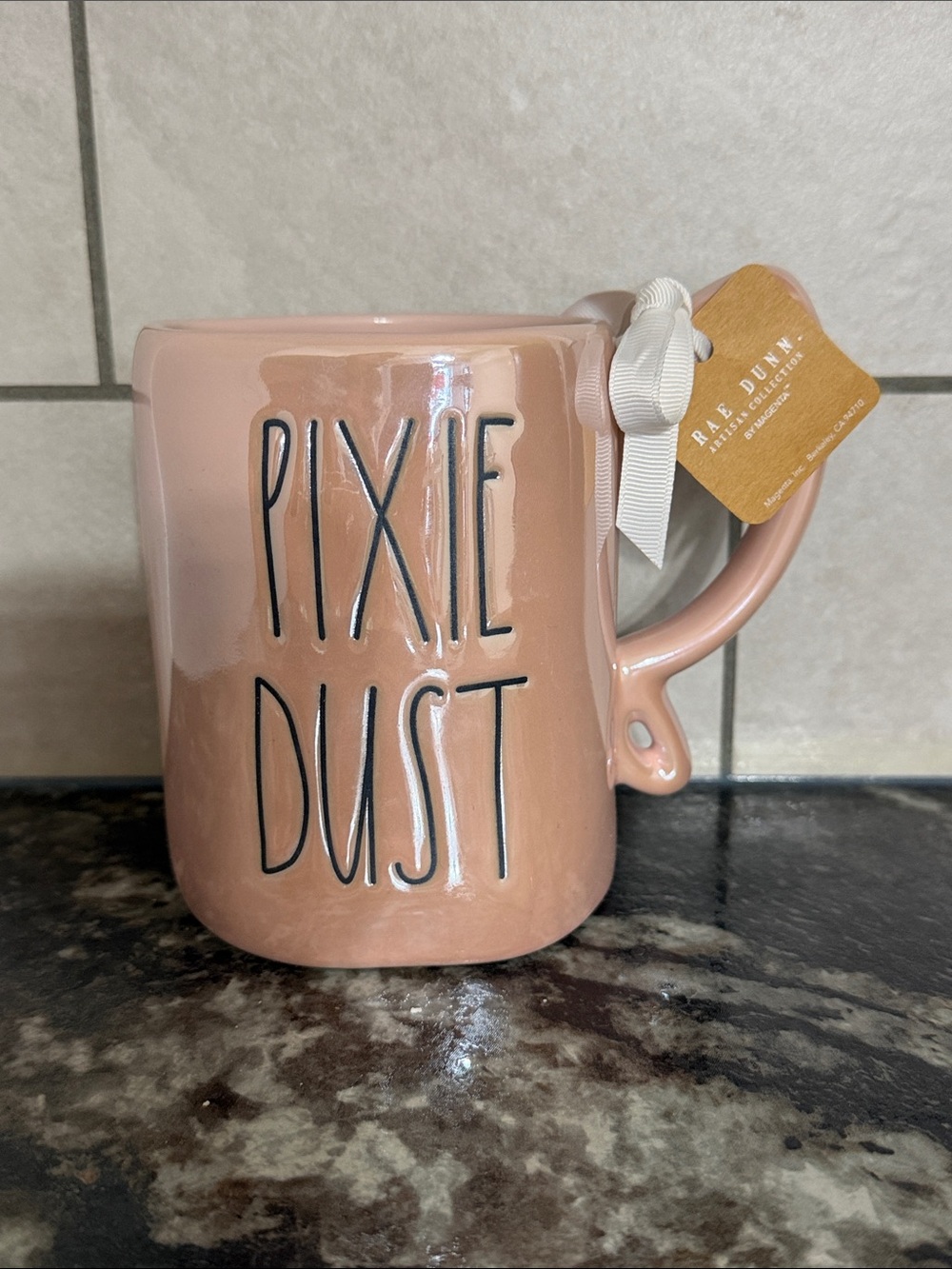 Rae Dunn Disney Collection Pixie Dust  Ceramic Mug